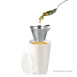 Tea Forte Organic Herbal Tea, Makes 35-50 Cups, 2.82 Ounce Loose Leaf Tea Canister, Ginger Lemongrass