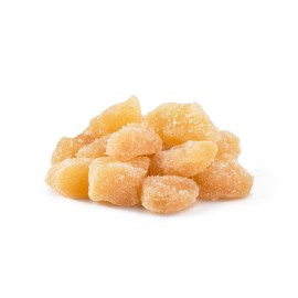 Nuts U.S. - Unsulphured Crystallized Ginger Chunks, No Artificial Colors, Fresh And Delicious Dried Gingers In Resealable Bag!!! (3 Lbs)