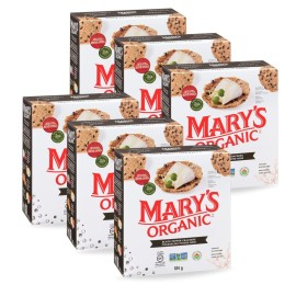 Marys Gone Crackers Black Pepper Crackers, 65 Ounce (Pack Of 6), Organic Brown Rice, Flax Sesame Seeds, Gluten Free, (00010)