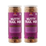 Omay Foods Nutty Mix - With Dry Fruits 120G Pack Of 2