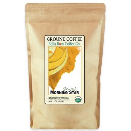Organic Morning Star, 12 Oz. Fresh Ground Coffee, Medium Roast, 1 Bag