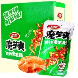 Wei Long Konjac Snacks, 20 Sachets 360G (Hot & Sour)