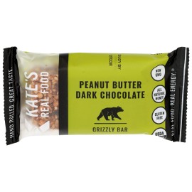 Kates Real Food Organic Peanut Butter Dark Chocolate Grizzly Bar, 22 Oz