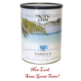 Pacific Chai Vanilla Chai Latte, 3 LB ( Pack of 6)