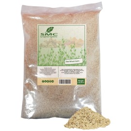 NatureJam RAW UnCooked Wheat Germ 5 Pounds Bulk Bag-Heat Sealed for Freshness.