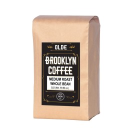 5 Lb Coffee Beans - Whole Bean Coffee Medium Roast - Gourmet Coffee, Fresh Roasted Coffee, 5 Pound (5Lb) Bag By Olde Brooklyn Coffee