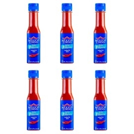 Mexico Lindo 7 Mares Hot Sauce | Perfect for Fish & Seafood | 10,800 Scoville Level | Spicy Flavor | 5 Fl Oz Bottles (Pack of 6)