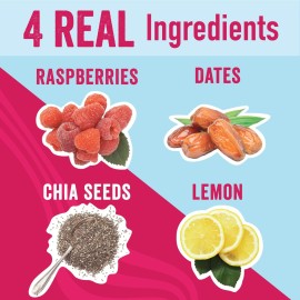 Chia Smash Raspberry Jam | Subtly Sweet Keto Jam Made With Upcycled Fruit And Simple Ingredients | Low-Calorie, Paleo, Vegan, Superfood Fruit Jam No Sugar Added | 8Oz