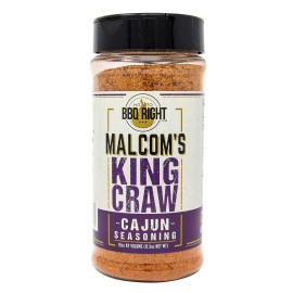 Malcom'S Seasoning King Craw | Cajun Seasoning For Seafood, Gumbo, Stews, Gator, Nutria, Possum, Squirrel, And Chicken | 16 Ounce By Volume (11.5Oz By Net Weight)
