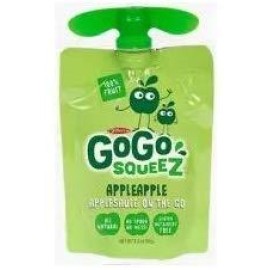 Gogo Squeez Apple Apple On The Go Apple Sauce, 3.2 Ounce -- 48 Per Case.