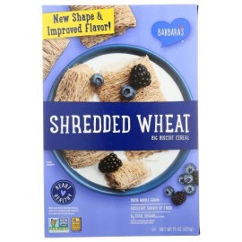 Barbara'S Bakery - Shredded Wheat - Case Of 12-15 Oz