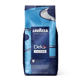 Lavazza Dek Filtro Whole Bean Coffee Medium Roast 11Lb Bag ,Authentic Italian, Blended And Roasted In Italy, Roasted Cereals And Barrique Aromatic Note, Nut Free