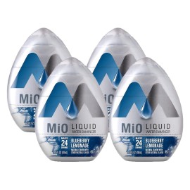 Mio Water Enhancer, Blueberry Lemonade, 1.62-Ounce (4-Pack), Set Of 2