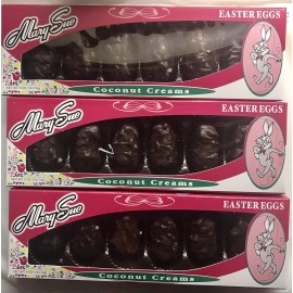 Mary Sue Coconut Creams Easter Eggs - 5 Oz Box-- 3 Pack (15 Total Ounces )