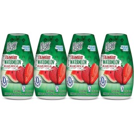 Klass Aguas Frescas Liquid Water Enhancer Sugar-Free Naturally Flavored Strawberry-Watermelon, Keto Friendly |1.62 Oz Pack of 4 (Makes 24 servings each) 0 Calories Per Serving
