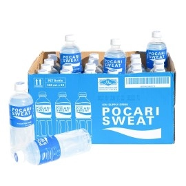 Pocari Sweat 24-Pack - 16.9Oz Pet Bottles, Now In The Usa, Restore The Water And Electrolytes, Hydration That Is Smarter Than Water, Japan'S Favorite Hydration Drink