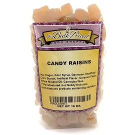 Candy Raisins Bulk Size (1 Lb. Resealable Zip Lock Stand Up Bag)