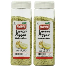 Badia Lemon Pepper (Pimlenta Limon) 1.5 Lbs. (Two Pack)
