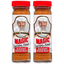 Chef Paul Prudhommes Magic Seasoning Blends Chef Paul Blackened Redfish Magic Seasoning, 2-Ounce (Pack Of 2) - Set Of 10