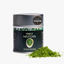 Heapwell Finest Japanese Matcha Green Tea Powder 30G Tin - Authentic Ceremonial Grade From Uji, Kyoto - Ideal For Lattes, Smoothies, And Traditional Tea Preparation