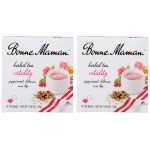 Bonne Maman Organic Herbal Tea Vitality: Peppermint, Hibiscus & Licorice Blend, 16 Tea Bags (Pack Of 2, 32 Tea Bags Total)