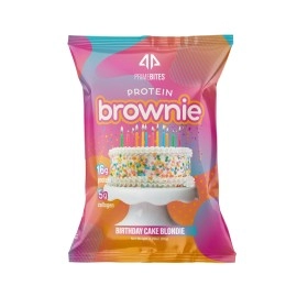 Prime Bites Protein Brownie From Ap Sports Regimen 16-17G Protein 5G Collagen Delicious Guilt-Free Snack 12 Bars Per Box (Birthday Cake Blondie)
