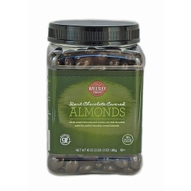 Wellsley Farms Dark Chocolate Covered Almonds, 45 Oz - Set Of 3