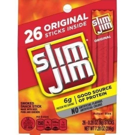 3 Set- Slim Jim Original Flavor, .28 Oz. 26-Count, 7.28 Oz. (Pack Of 1)