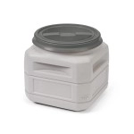 Mighty Tuff 6 Gallonup To 24 Pound Pet Food Storage Container With 1 Cup Measurement Scoop, Airtight Lid And Built-In Handles For Easy Transport, Made For Durable And Versatile Storage