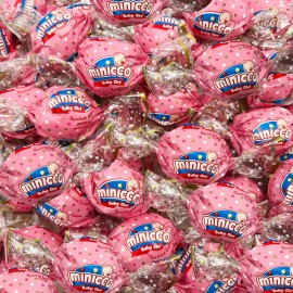Its A Girl Baby Shower Candy, Milk Chocolate Hazelnut Cream Truffles, Individual Pink Wrap, Bulk Pack 2 Pounds