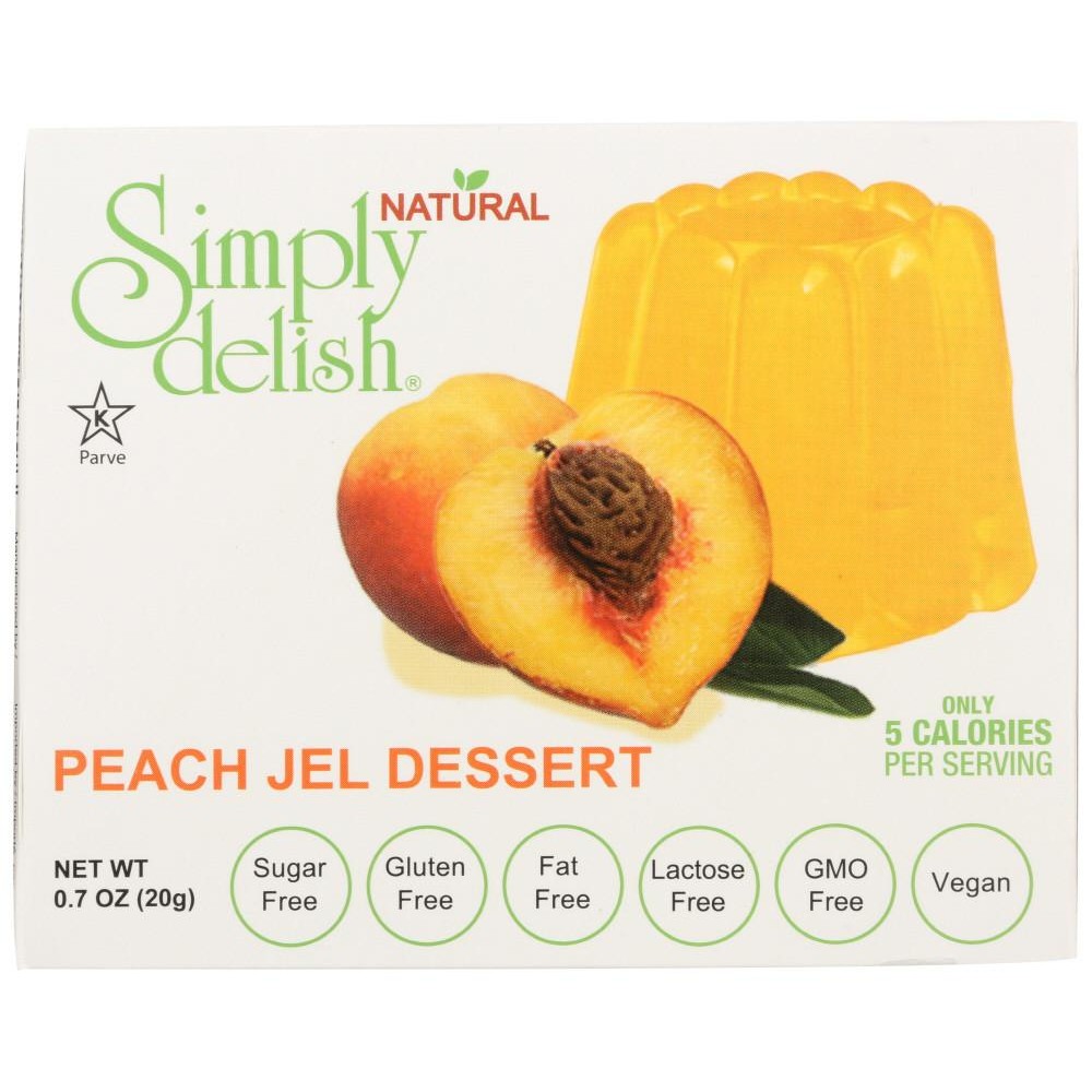 Smply Del Peach Jel Dsrt (6X0.70)