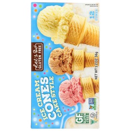 Let'S Do Ice Cream Cones Gluten Free (12X1.2 Oz)