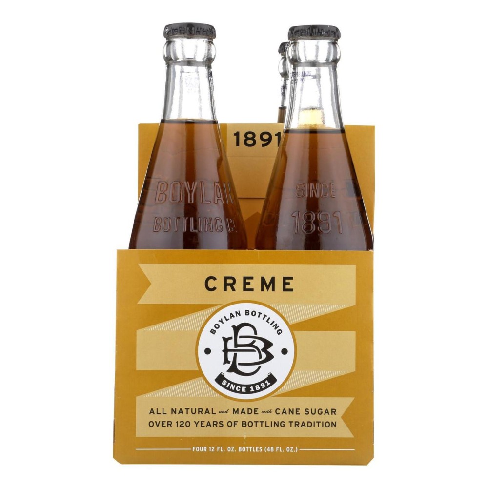 Boylan Bottling - Creme Soda - Case Of 6 - 4/12 Fl Oz. (6X4/12 Fz)