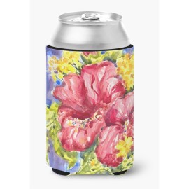 Flower - Hibiscus Can Or Bottle Beverage Insulator Hugger