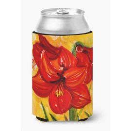 Flower - Amaryllis Can Or Bottle Beverage Insulator Hugger