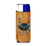 Male Blue Crab Spicy Hot Ultra Beverage Insulators For Slim Cans 8143Muk