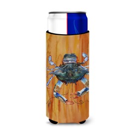 Female Blue Crab Spicy Hot Ultra Beverage Insulators For Slim Cans 8144Muk
