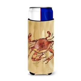 Cooked Crab Sandy Beach Ultra Beverage Insulators For Slim Cans 8154Muk