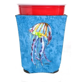 Jellyfish Red Solo Cup Beverage Insulator Hugger