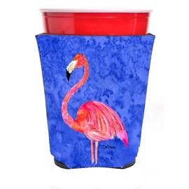 Bird - Flamingo Red Solo Cup Beverage Insulator Hugger