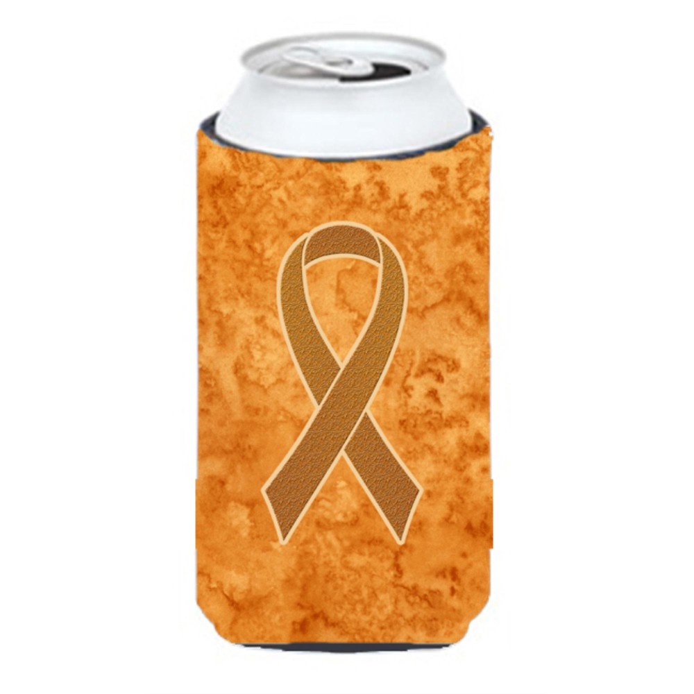 Orange Ribbon For Leukemia Awareness Tall Boy Beverage Insulator Hugger An1204Tbc