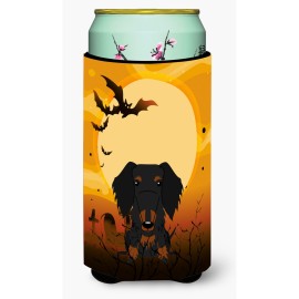 Caroline'S Treasures Halloween Wire Haired Dachshund Black Tan Tall Boy Beverage Insulator Hugger Bb4393Tbc, Multicolor