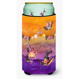 Caroline'S Treasures Bb7462Tbc Halloween Little Witch Party Tall Boy Hugger Cold-Beverage-Koozies, Multicolor
