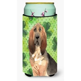 Caroline'S Treasures Ck1813Tbc Shamrocks Bloodhound Tall Boy Hugger Cold-Beverage-Koozies, Multicolor