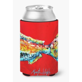Fish - Red Fish Alphonzo Tail Can Or Bottle Beverage Insulator Hugger