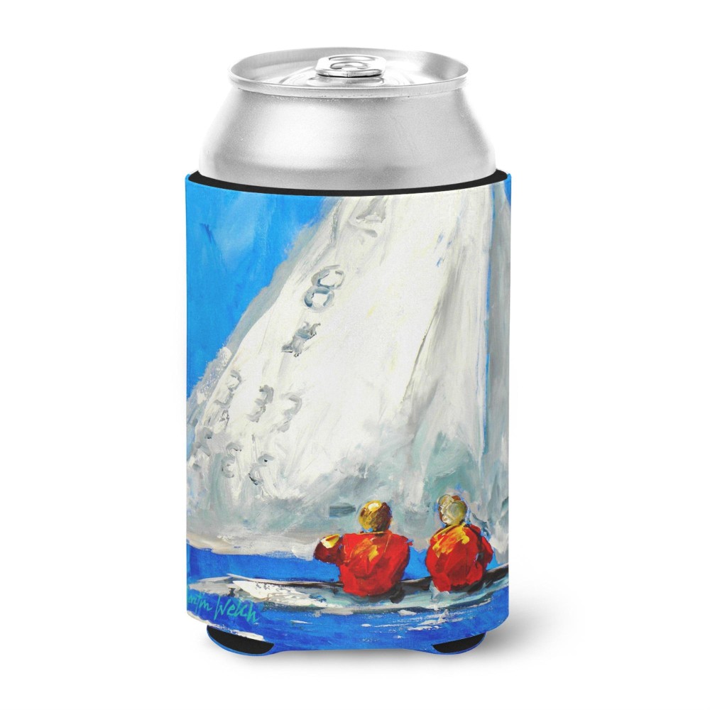 Caroline'S Treasures Mw1360Cc Sailboat Two'S Company Can Or Bottle Hugger Cold-Beverage-Koozies, Multicolor