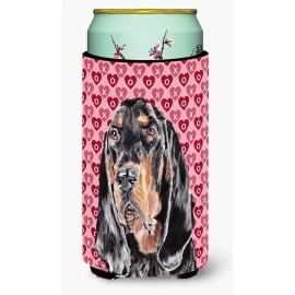 Coonhound Valentine'S Love Tall Boy Beverage Insulator Beverage Insulator Hugger