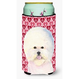 Bichon Frise Hearts Love And Valentine'S Day Portrait Tall Boy Beverage Insulator Beverage Insulator Hugger