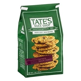 9079094 Oatmeal Raisin Ckies 7Oz Tate'S Bake Shop Oatmeal Raisin Cookies 7 Oz Bagged