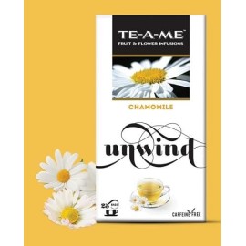 TE-A-ME Chamomile Tea, 25 Tea Bags | Chamomile Tea | Herbal Tea | Chamomile Tea Bags | Chamomile Tea for Sleep | Chamomile | Herbal Tea Bags | Flower Tea